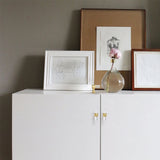 Clear Acrylic Cabinet Knobs，Brushed Brass Drawer Knobs，Modern T Bar Gold Cabinet Knobs for Dresser Drawers Cupboard Wardrobe