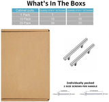 2.75"(70mm) Center to Center Euro Bar Brushed Nickel Cabinet Handle (4-7/8" Length，2.75" Custom Hole Center)