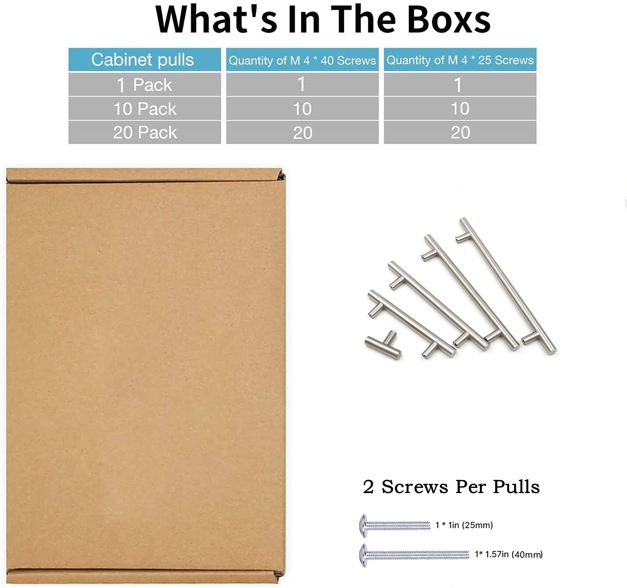1 Pack Brushed Nickel Cabinet Pulls Kitchen Drawer Pulls for Kitchen and Bathroom Cabinets