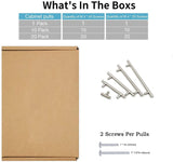 1 Pack Brushed Nickel Cabinet Pulls Kitchen Drawer Pulls for Kitchen and Bathroom Cabinets