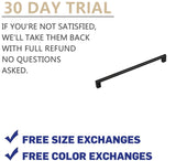 Modern Black Cabinet Pulls，Matte Black Aluminum Alloy Kitchen Drawer Pulls Cabinet Handles for Kitchen and Bathroom