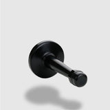 Modern Door Stopper，Heavy Duty Solid Door Stop，Durable Door Stoppers Wall Mounted with Black Soft Rubber Bumper Tips