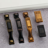 European Style Zinc Alloy Drawer Handles，Kitchen Cabinet Cupboard Door Pulls Furniture Hardware - (Color: Coffee)