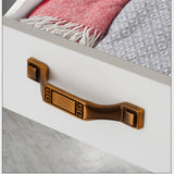 European Style Zinc Alloy Drawer Handles，Kitchen Cabinet Cupboard Door Pulls Furniture Hardware - (Color: Coffee)