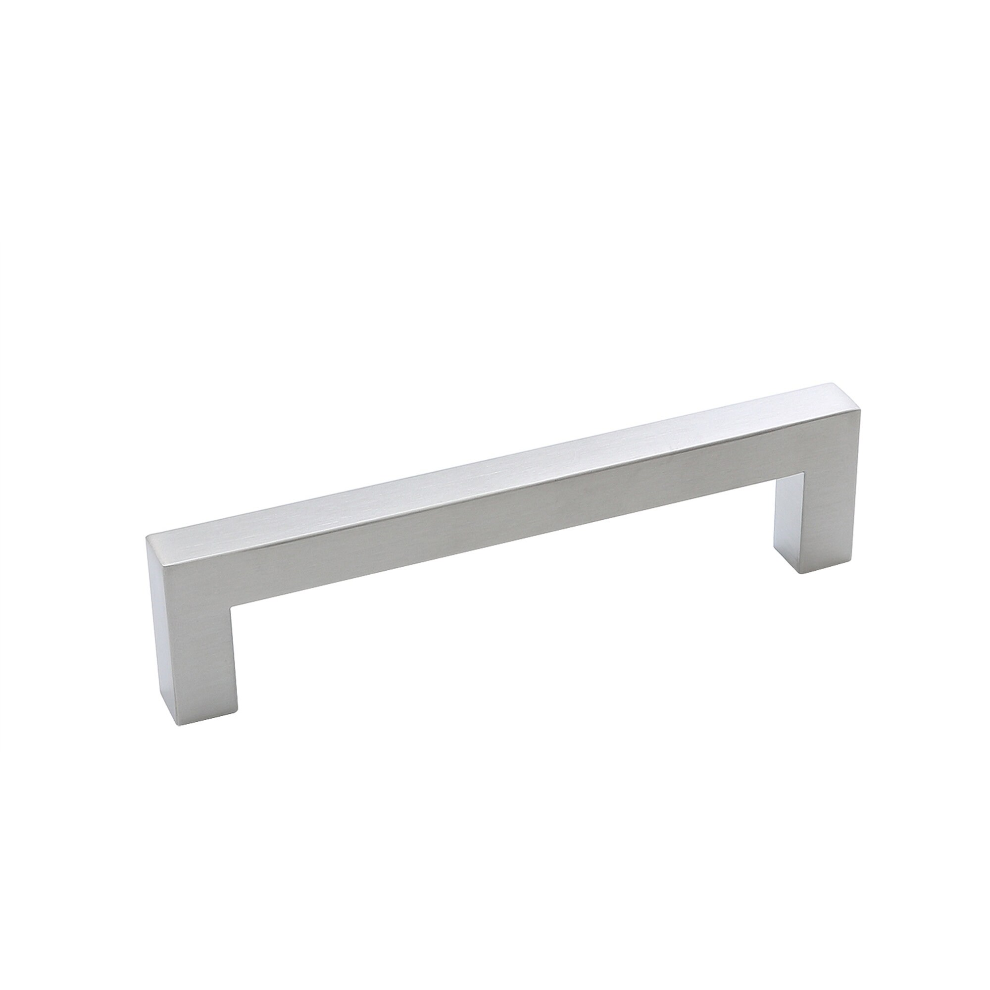 4.25 Inch(C-C) Brushed Nickel Square Cabinet Pulls (4.25"，Customized Size)
