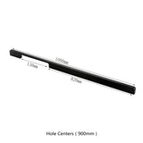 3.75"(C-C) Modern Cabinet Door Handles Aluminum Alloy Pulls (96mm，Black)