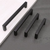 5 Inch Black Square Kitchen Cabinet Handles Cabinet Pulls - Kitchen Cabinet Hardware for Cabinet Door ,Drawers,Cupboard and Wardrobe