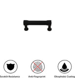 3.25 Inch Center to Center Matte Black Cabinet Pulls Kitchen Cabinet Handles