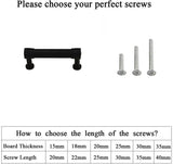 3.25 Inch Center to Center Matte Black Cabinet Pulls Kitchen Cabinet Handles