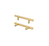 3.25 Inch(C-C) Brushed Brass Cabinet Pulls (3.25"，Customized Size)