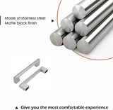 5 Inch(128mm) Hole Centers Brushed Nickel Kitchen Cabinet Handles for Cupboard Drawer Handles Dresser Pulls