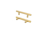 3.25 Inch(C-C) Brushed Brass Cabinet Pulls (3.25"，Customized Size)