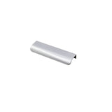 15 Pack Brushed Nickel Edge Finger Pulls，5"(128mm) Center to Center Drawer Pulls，Aluminum Alloy Cabinet Handles for Cabinets Concealed Handles