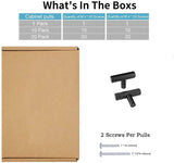 2 Inch Aluminum Alloy Solid Cabinet Knobs，Matte Black Drawer Pulls Drawer Knobs，Cabinet Knobs and Pulls