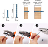 Acrylic Gold Drawer Pulls Cabinet Pulls - Acrylic Round Bar Series - Hole Centers(5 Inch，128mm)