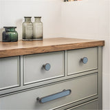 3.75" 5" Leather Handle Pulls，Light Green Leather Kitchen Cabinet Pulls( CC：96mm，128mm )