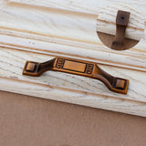 European Style Zinc Alloy Drawer Handles，Kitchen Cabinet Cupboard Door Pulls Furniture Hardware - (Color: Coffee)