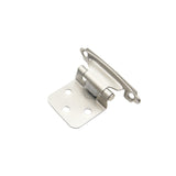 50 Pairs 3/8" Inset Matte Black Kitchen Cabinet Hinges，Self Closing Black Hinges(50 Pairs - 100 Pcs)
