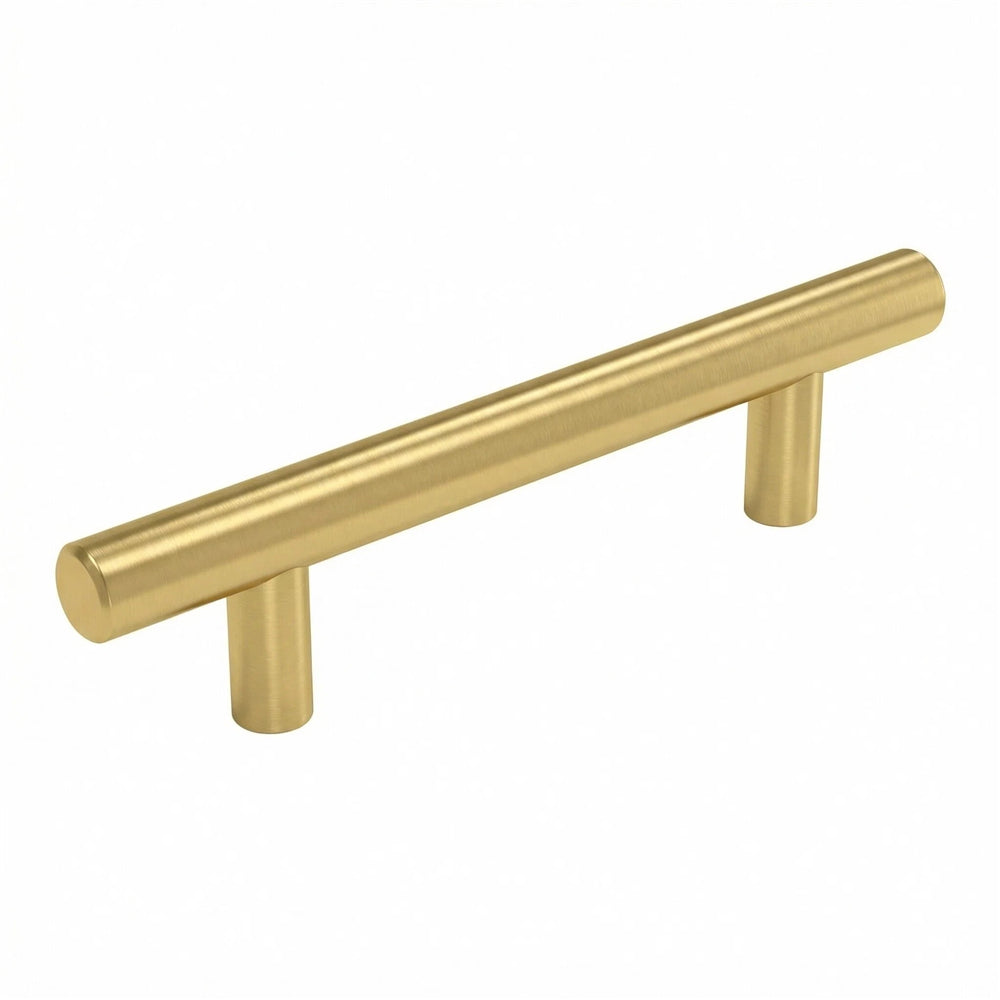 1000 Pack 3.25 Inch(C-C) Brushed Brass Kitchen Cabinet Pulls (82mm，Customized Size)