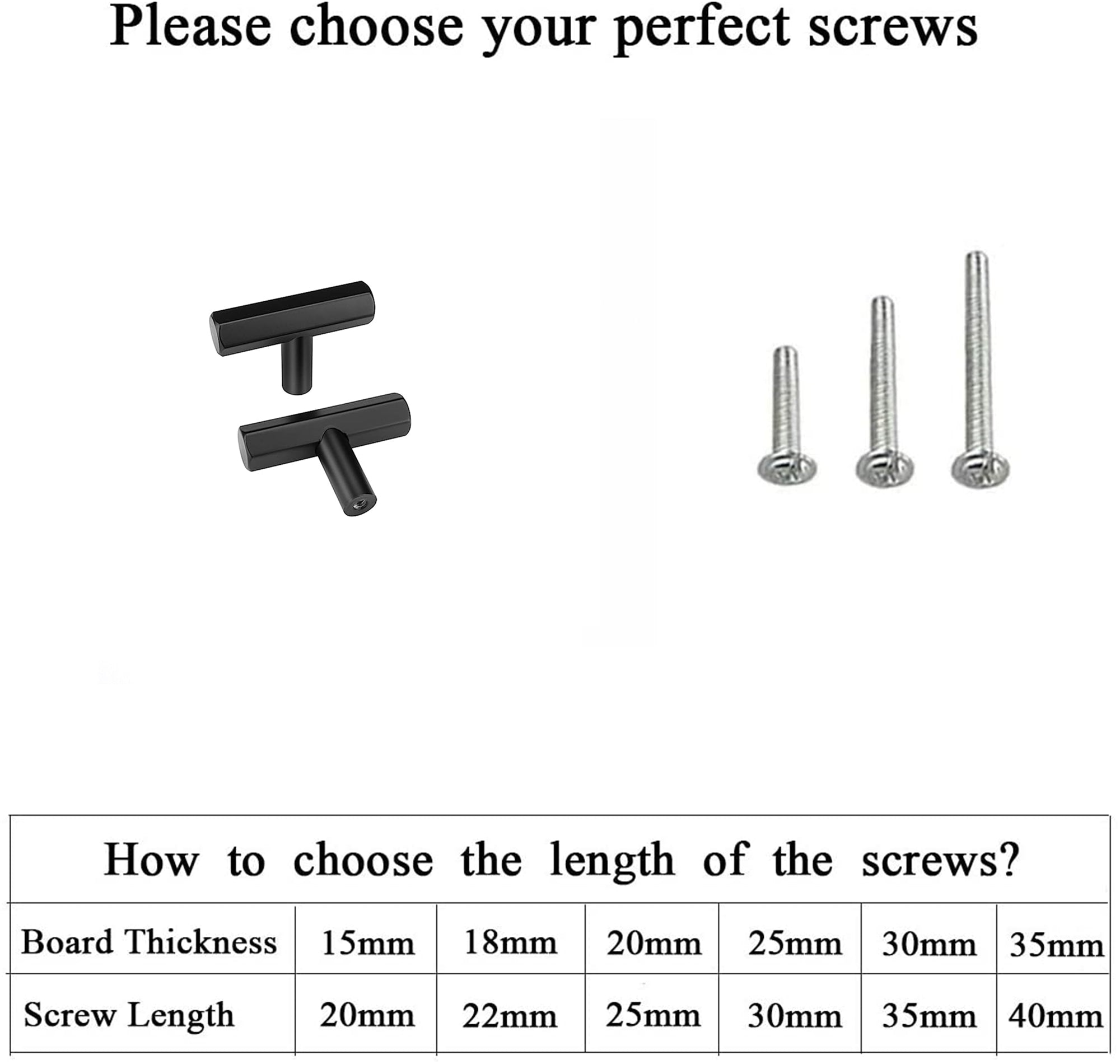 2 Inch Aluminum Alloy Solid Cabinet Knobs，Matte Black Drawer Pulls Drawer Knobs，Cabinet Knobs and Pulls