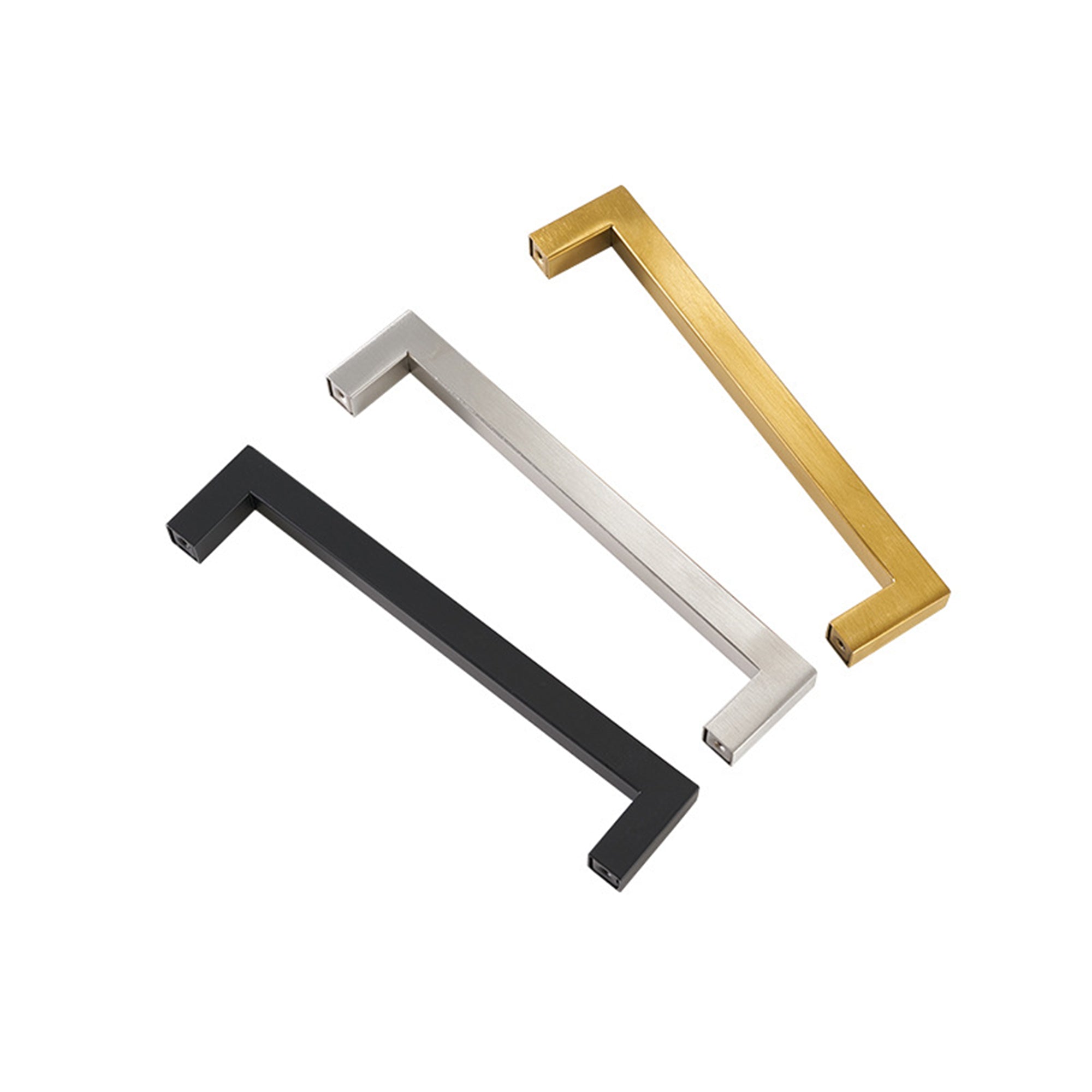 6.25in Cabinet Handles Drawer Pulls，Modern Gold Drawer Pulls Stainless Steel Dresser Drawer Pulls(160mm, Hole Centers)