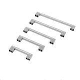 1 Pack Brushed Nickel Cabinet Pulls Modern Drawer Pulls for Dresser Cupboard Kitchen