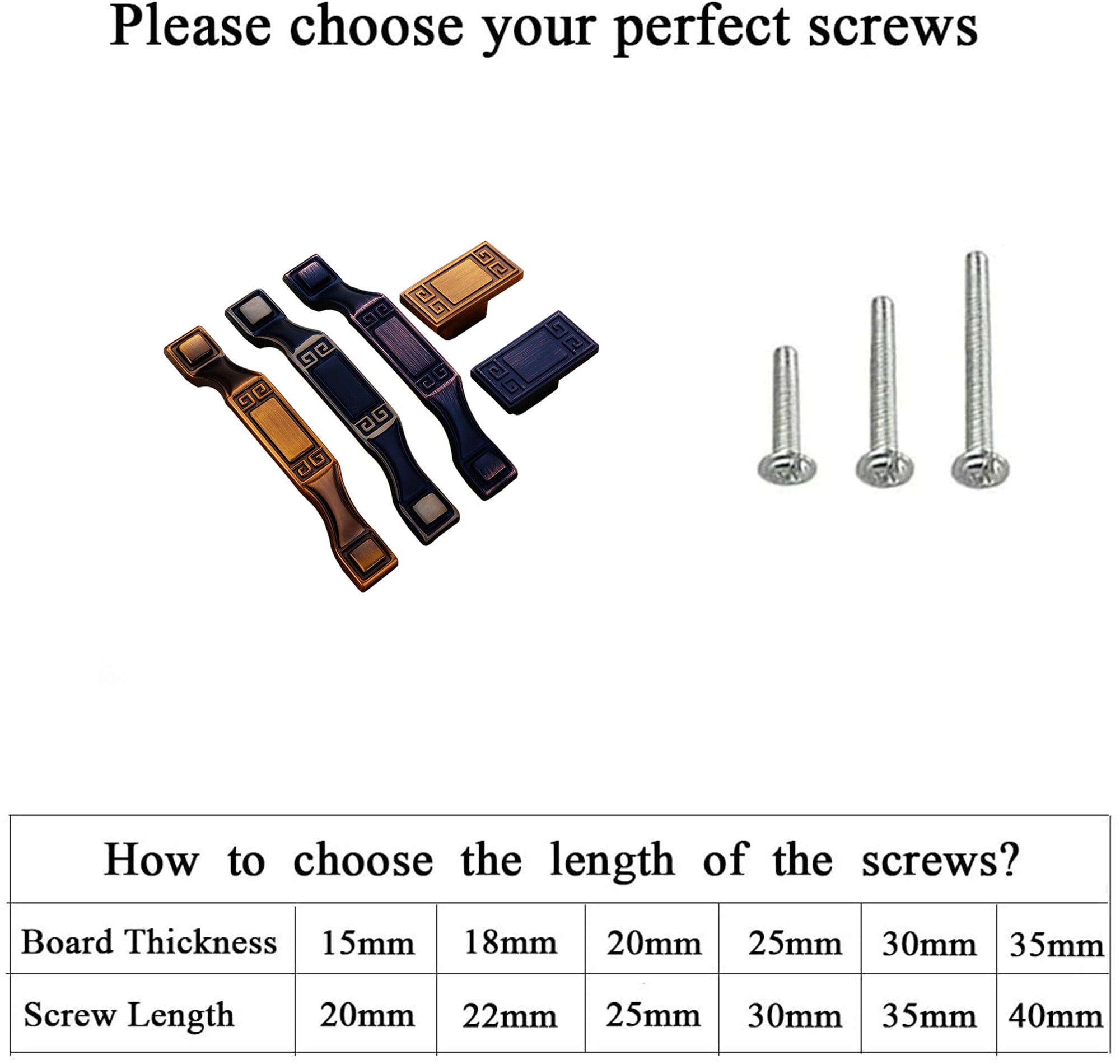 European Style Zinc Alloy Drawer Handles，Kitchen Cabinet Cupboard Door Pulls Furniture Hardware - (Color: Coffee)