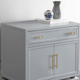 Bamboo Shape Solid Zinc Alloy Cabinet Knobs Handle Pulls - Bamboo Shape Series - Hole Centers(T-Bar Knob，96mm，128mm)