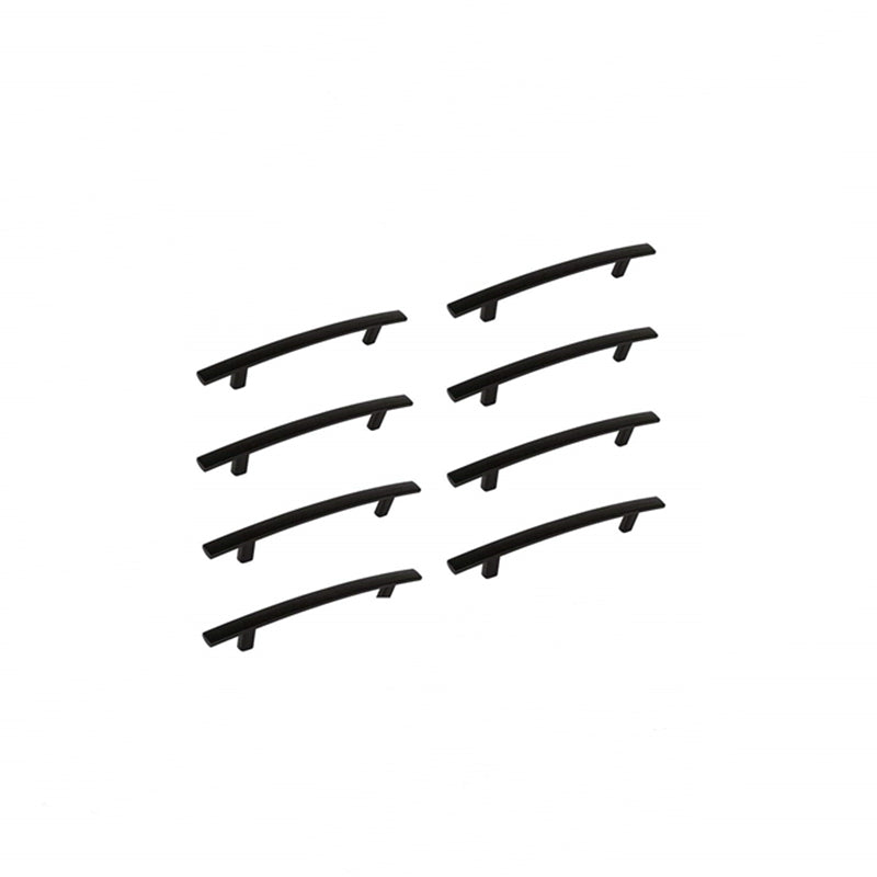 3 inch(C-C) Matte Black Kitchen Drawer Pulls Arch Cabinet Handles