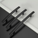 3 inch(C-C) Matte Black Kitchen Drawer Pulls Arch Cabinet Handles
