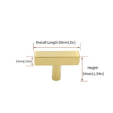 2 Inch Brass Cabinet Knobs Gold Drawer Knobs