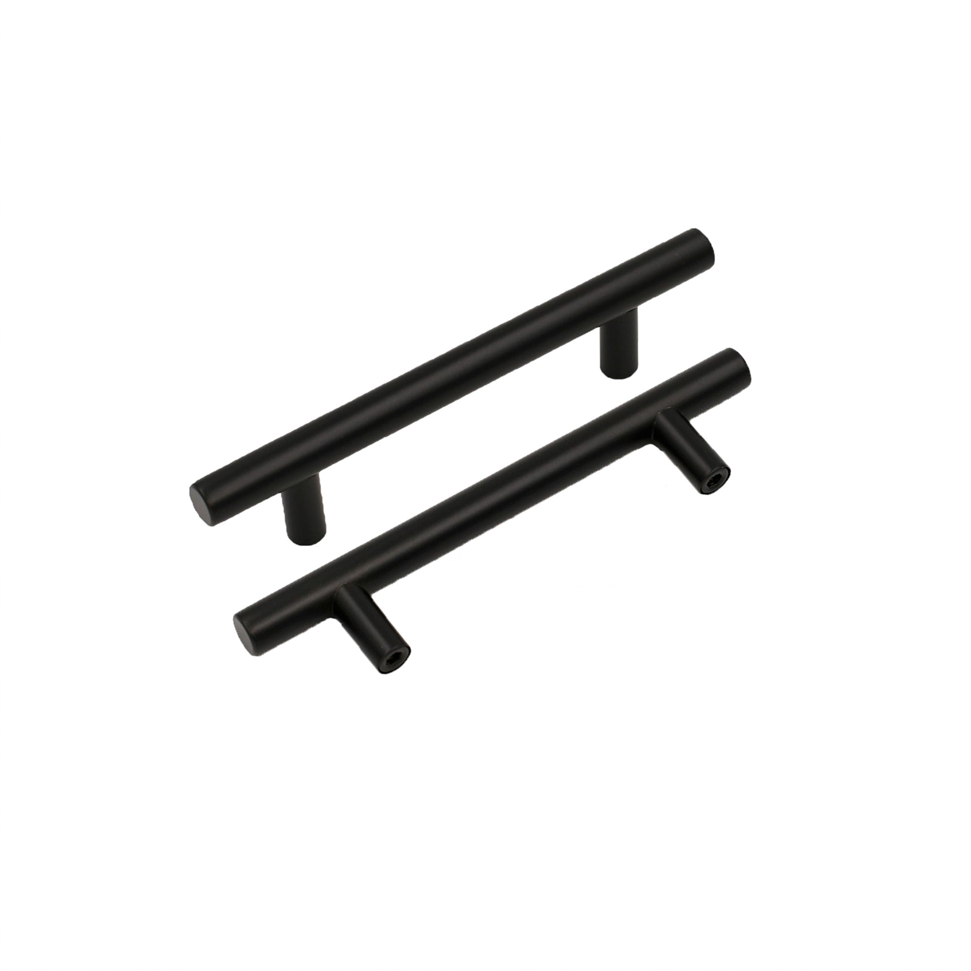 1 Pack Cabinet Pulls Matte Black Stainless Cabinet Handles for Kitchen and Bathroom