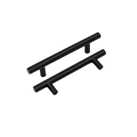 1 Pack Cabinet Pulls Matte Black Stainless Cabinet Handles for Kitchen and Bathroom