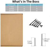 3in Kitchen Cabinet Handles Black Drawer Pulls - Matte Black T Bar Handle Pull - 3" (76mm) Hole Centers, 5" Overall Length
