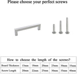 4-1/2 inch(115mm) Hole Center Cabinet Pulls Square Cabinet Handles for Kitchen Stainless Steel Brushed Nickel Drawer Pulls (5" Length）