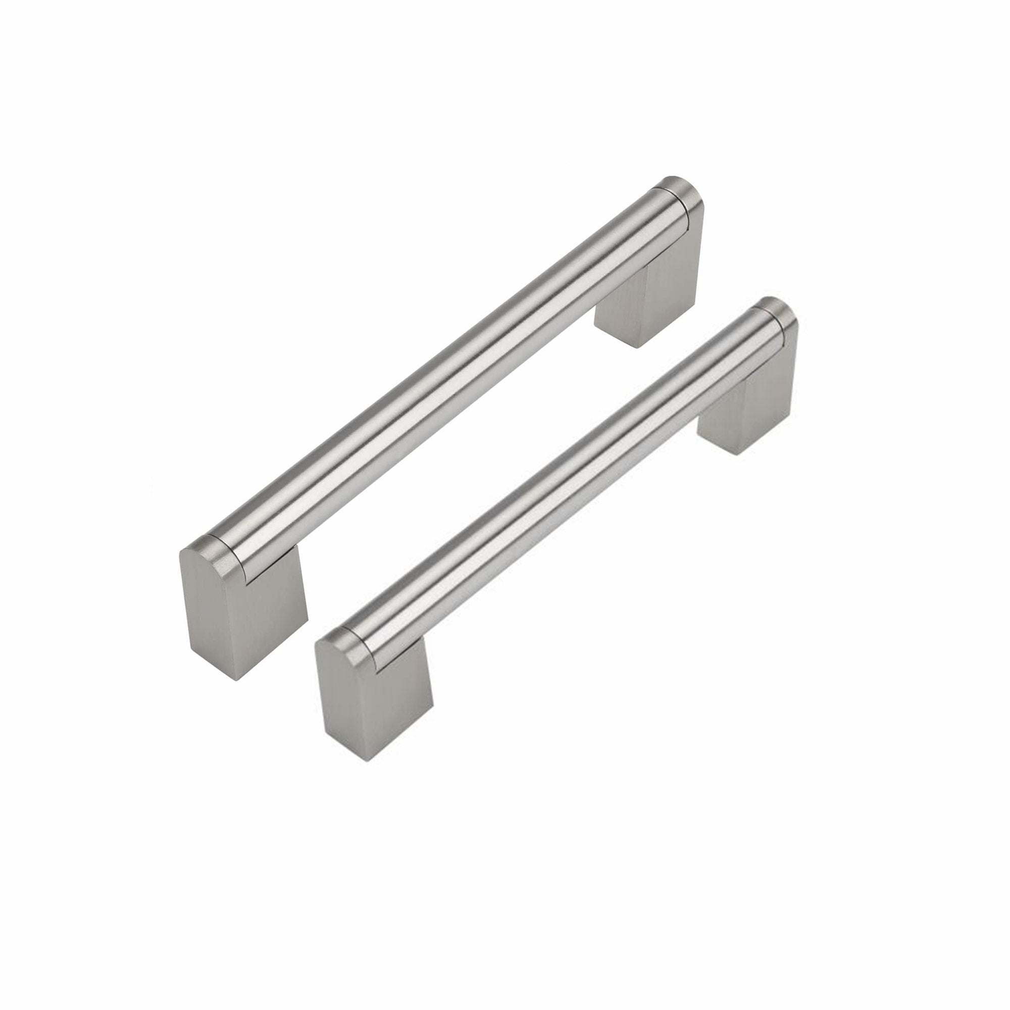 3.5 Inch(90mm) Hole Centers Kitchen Cabinet Handles，Brushed Nickel Cabinet Pulls Kitchen Cabinet Hardware for Modern Cabinets and Drawer
