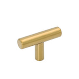 1 Pack Brushed Brass Drawer Pulls Brass Handles for Kitchen Cabinets