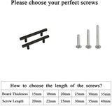 4.25 INCH(C-C) MATTE BLACK CABINET PULLS (4.25", CUSTOMIZED SIZE)
