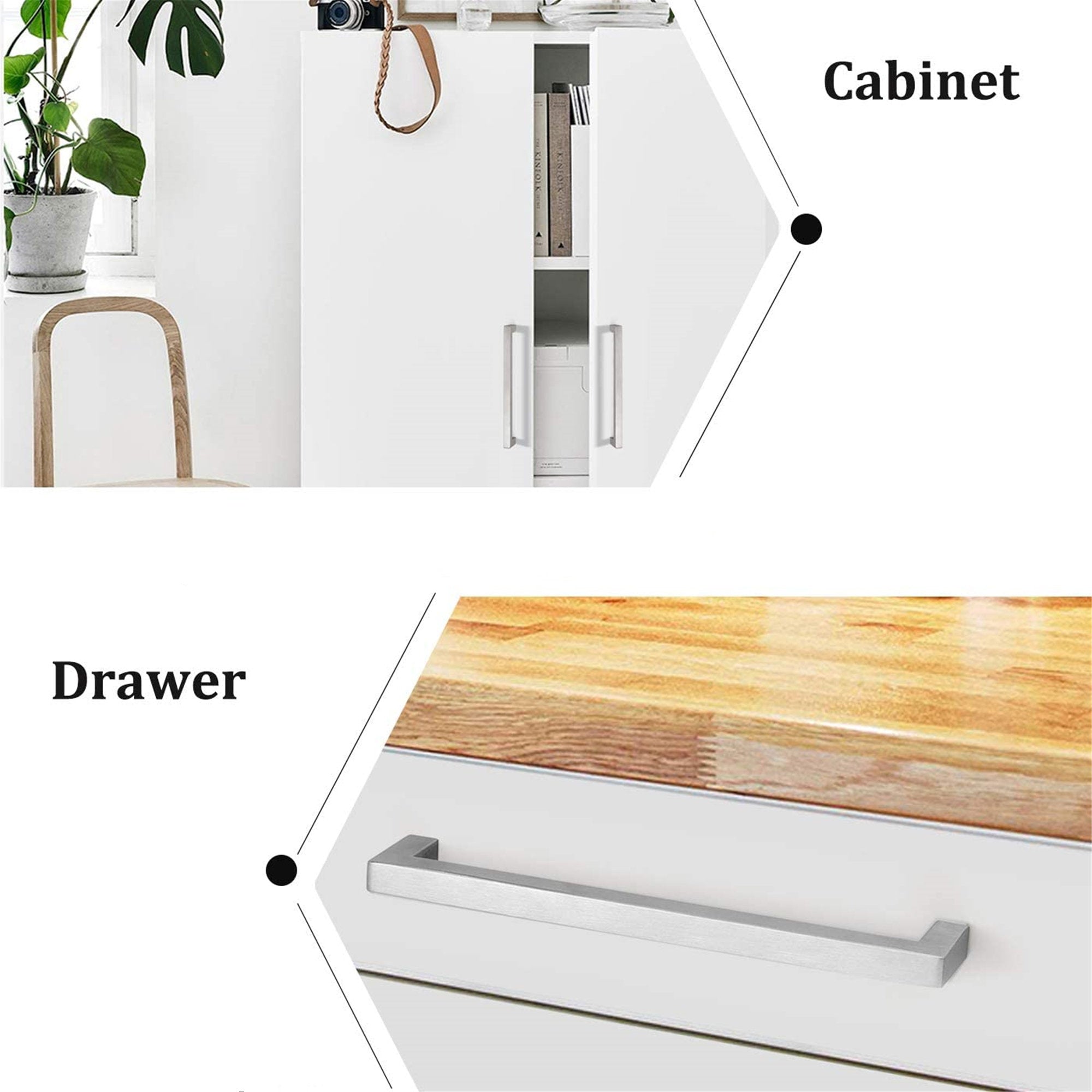 50 Pack 3.25 Inch (C-C) Brushed Nickel Cabinet Pulls (3.25", Customized Size)