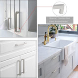 1000 Pack 3.25 Inch (C-C) Brushed Nickel Cabinet Pulls (3.25", Customized Size)