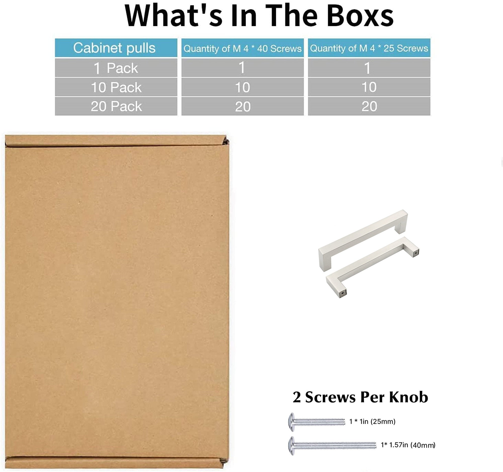 3.25 Inch(C-C) Brushed Nickel Cabinet Pulls(3.25", Customized Size)