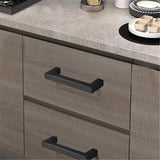 6 INCH(C-C) MATTE BLACK CABINET PULLS (152MM, CUSTOMIZED SIZE)