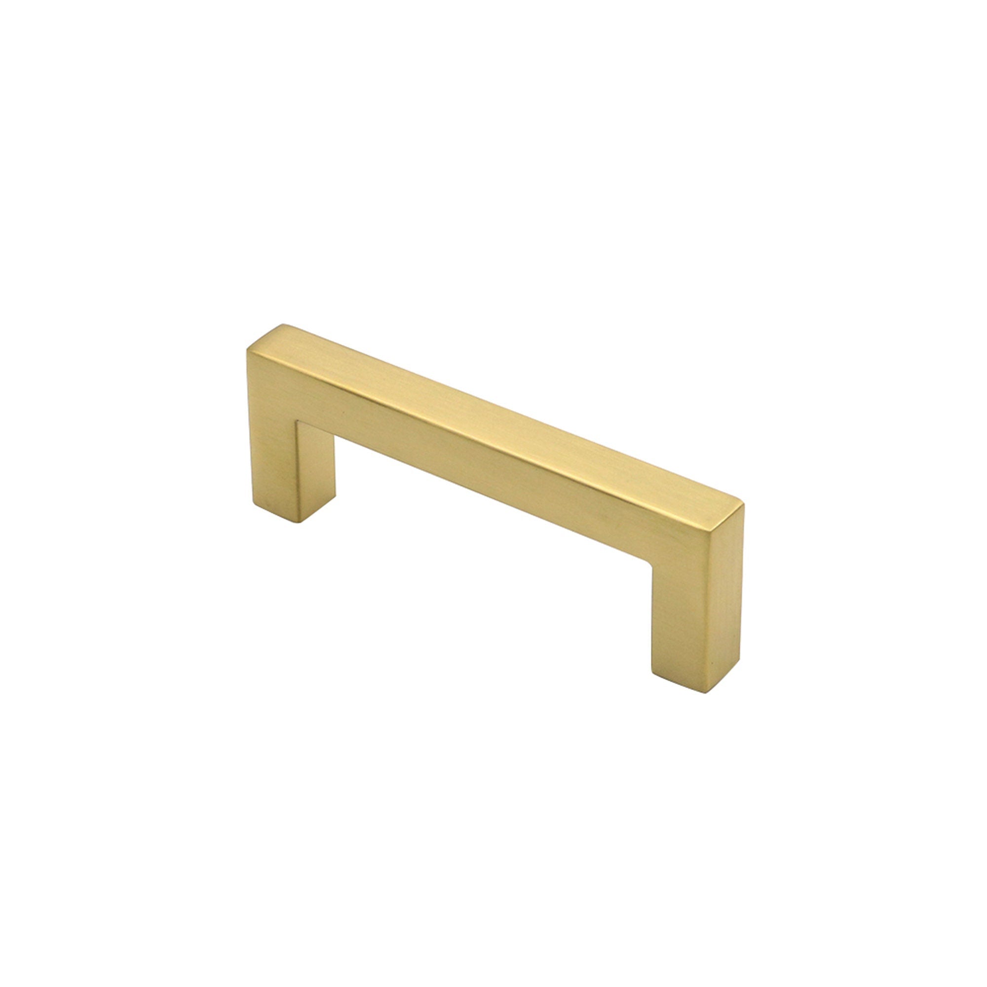 100 Pack 3.25 Inch(C-C) Brushed Brass Cabinet Pulls (3.25", Customized Size)