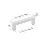 1000 Pack 3.25 Inch (C-C) Brushed Nickel Cabinet Pulls (3.25", Customized Size)