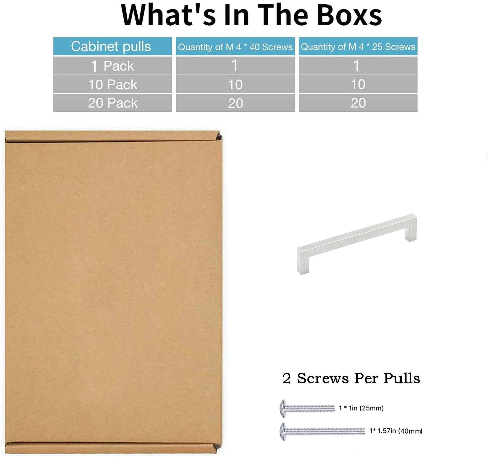 6 INCH(C-C) BRUSHED NICKEL CABINET PULLS (152MM, CUSTOMIZED SIZE)