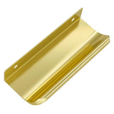 Modern Finger Edge Pulls Tab Pull 150mm/5.91" Length Finger Drawer Pulls (Brushed Brass)