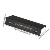 Modern Finger Edge Pulls Tab Pull 102mm/4" Length Finger Drawer Pulls (Black)