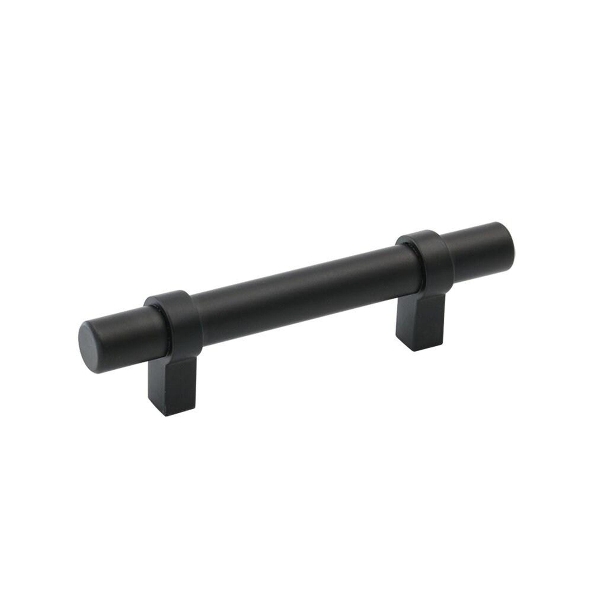 Black Modern Cupboard Handles Stainless Steel Pulls - Round Shape Series - Hole Centers(Knob, 3",3.5,3.75,4",5",6.25",7.5",8.8",10")