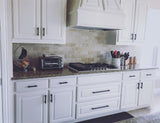 Flat Black Cabinet Bar Handle Pull - 3" (76mm) Hole Centers
