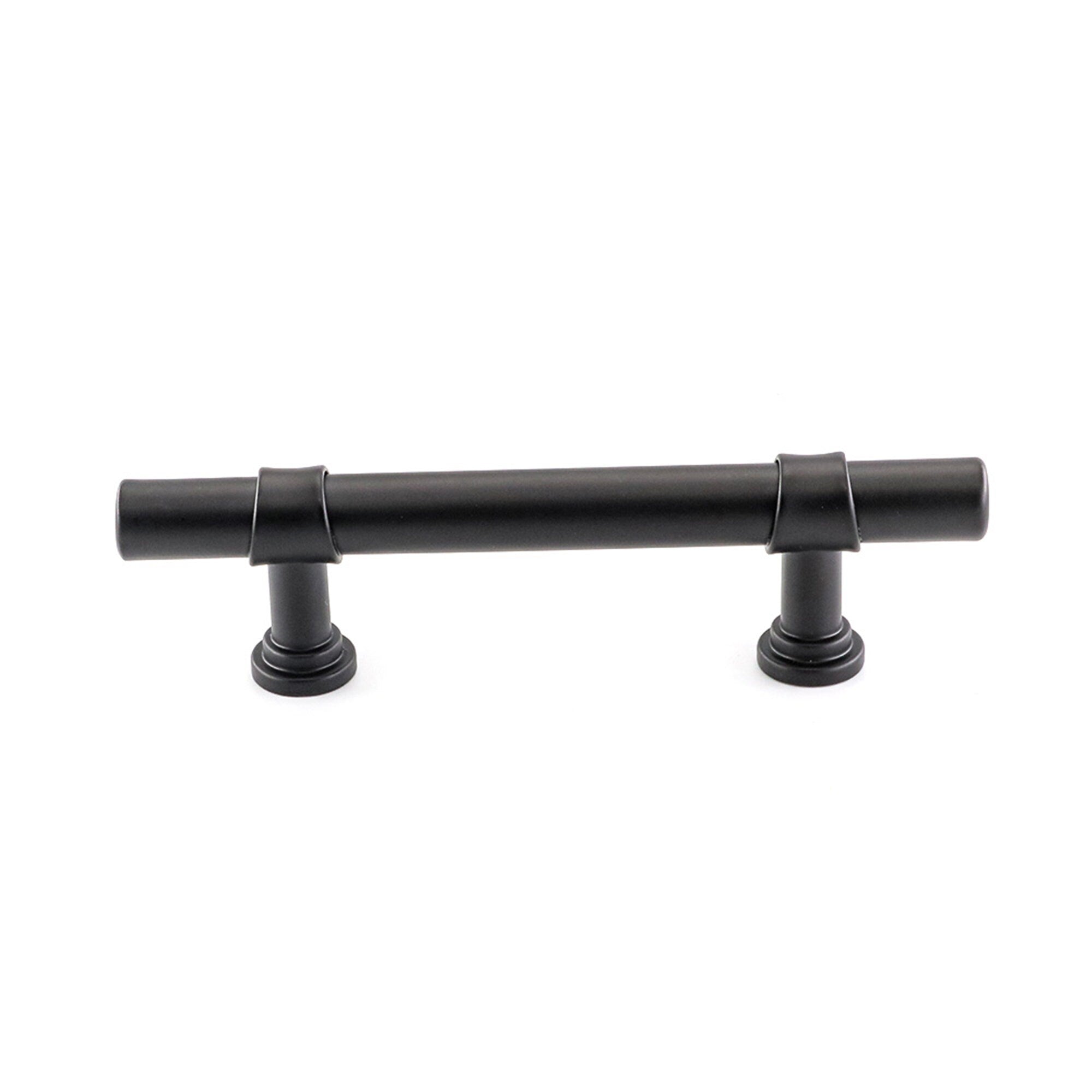 3in Kitchen Cabinet Handles Black Drawer Pulls - Matte Black T Bar Handle Pull - 3" (76mm) Hole Centers, 5" Overall Length